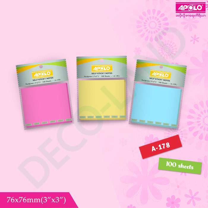 APOLO Sticky Note APOLO Sticky Note