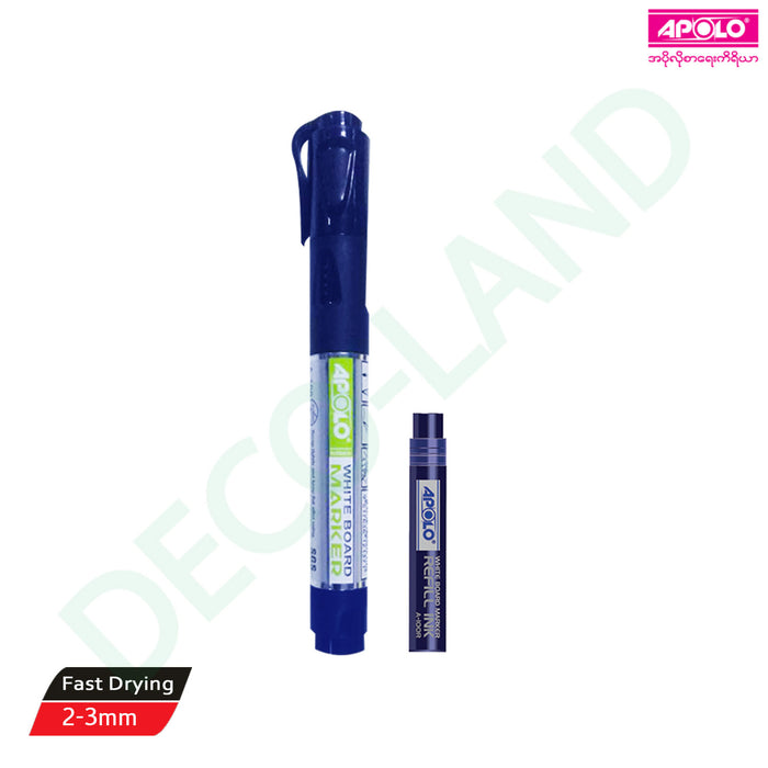 APOLO White Board Marker ( Including Refill)